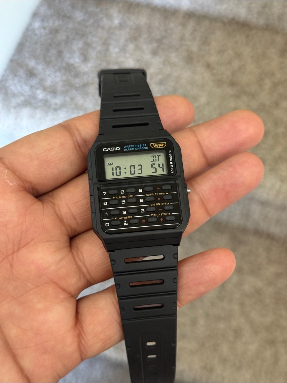 Casio Vintage Calculator Digital trendy Watch unisex - Picture 2 of 8